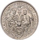 Weimarer Republik 3 Reichsmark 1927 A 1000 Jahre Nordhausen J. 327. 
 f.vz/vz