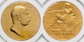 RDR - Österreich Franz Joseph I. 1848-1916 100 Kronen 1908 Friedb. 514 (429). 
in PCGS-Kapsel mit Bewertung AU58 vz