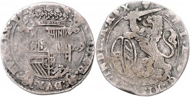 Luxemburg Philipp IV. von Spanien 1621-1665 Escalin 1629 (6 Sous) Weiller 230. 
 s