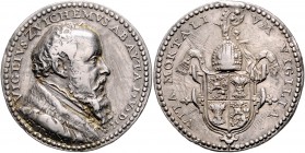 Niederlande Philipp II. von Spanien 1555-1598 Silbermedaille o.J. auf Viglius Zuichemus (Wigle van Aytta van Zwichem) 1507-1577, einer der bedeutendst...
