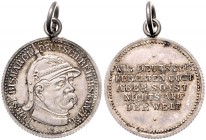 Sammlung Otto v. Bismarck Lot von 2 Stücken: Silbermedaillen 1888 (unsign.) auf seine Rede in der Reichstagssitzung vom 6. Februar Bennert 615 var.. S...