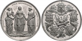 - Allgemeine Medaillen Zinnmedaille 1870 a.d. Sieg über Frankreich Forster 1180. 
41,0mm 23,0g vz-