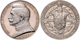 - Allgemeine Medaillen Silbermedaille 1915 (v. Hoffmann/Lauer) a. Generalstabschef Conrad v. Hötzendorf, i.Rd: SILBER 990 Zetzm. 2094. 
33,2mm 18,0g ...
