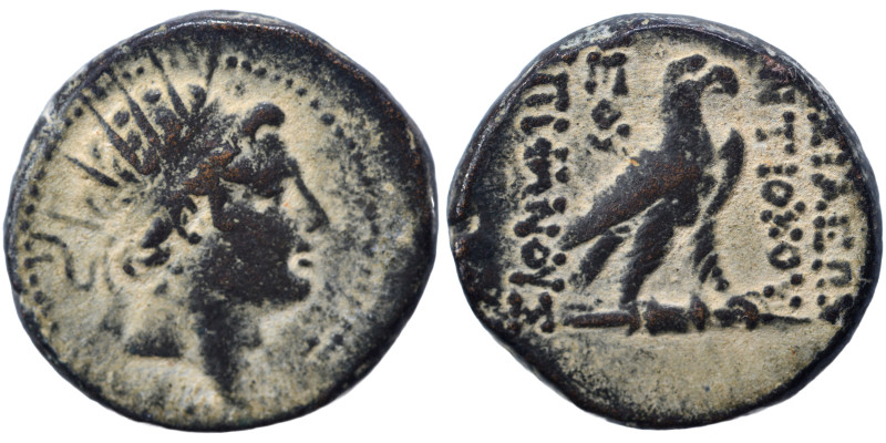 SELEUKID KINGS of SYRIA. Antiochos IV Epiphanes 175-164 BC. 'Egyptianizing' seri...