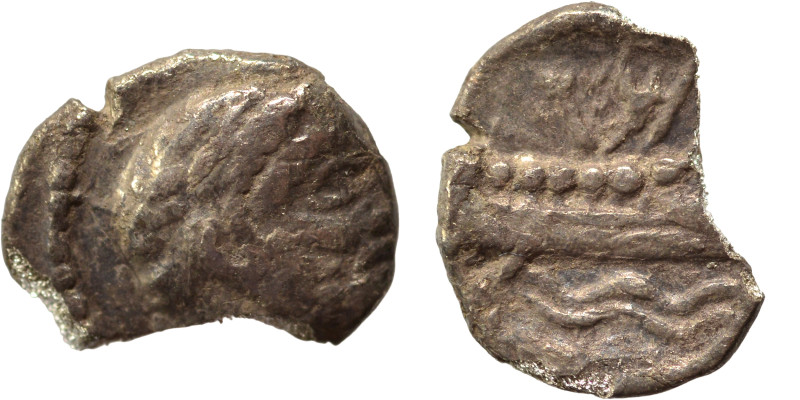 PHOENICIA. Arados. Uncertain king. Circa 400-384 BC. 1/16 Shekel (silver, 0.51 g...