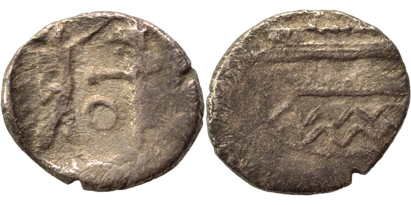 PHOENICIA. Sidon. Ba'alšillem II, circa 401-366 BC. 1/16 Shekel (silver, 0.69 g,...