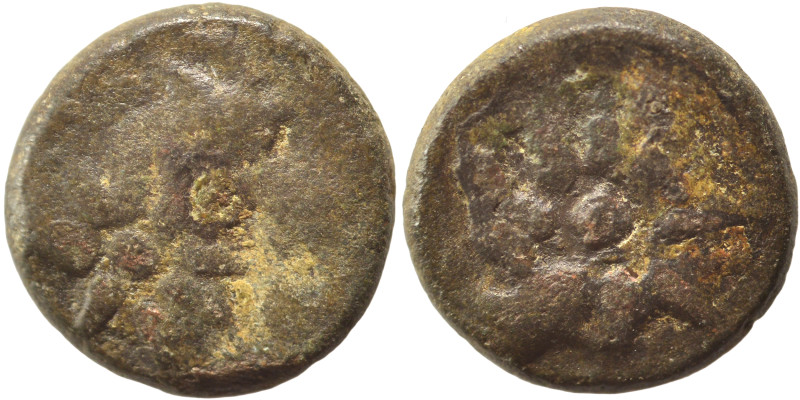 Greek. Ae (bronze, 2.04 g, 11 mm). Fine.