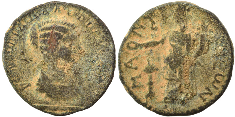 ARKADIA. Mantinea. Plautilla, Augusta, 202-205. Assarion (bronze, 5.43 g, 21 mm)...