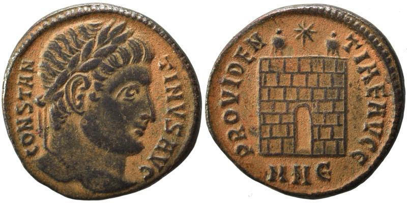 Constantine I, 307/310-337. Follis (bronze, 3.01 g, 19 mm), Nicomedia. CONSTANTI...