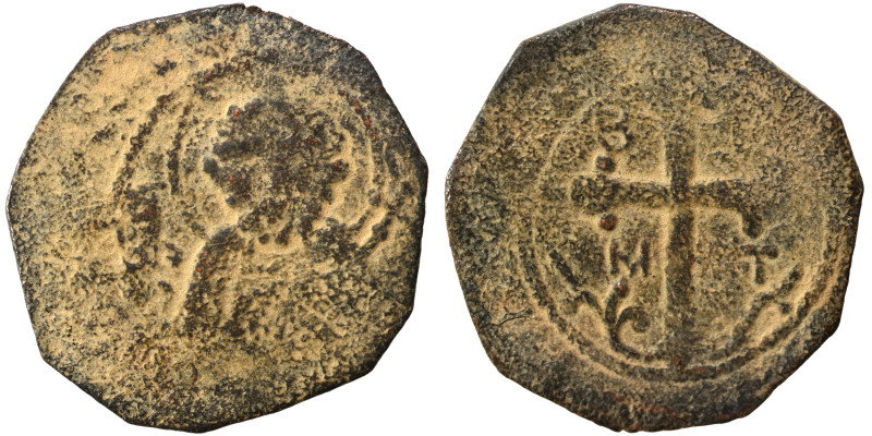 CRUSADERS. Principality of Antioch. Bohémond I, 1098-1111. Follis (bronze, 2.56 ...