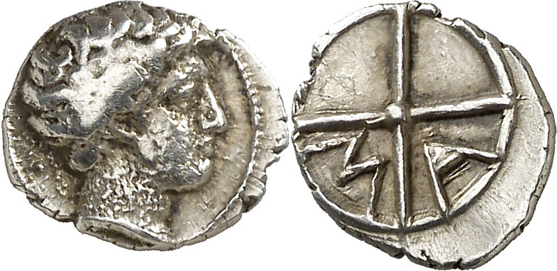 (s. IV-III a.C.). Galia. Massalia. Óbolo. (S. 72 var). 0,84 g. MBC/MBC+.