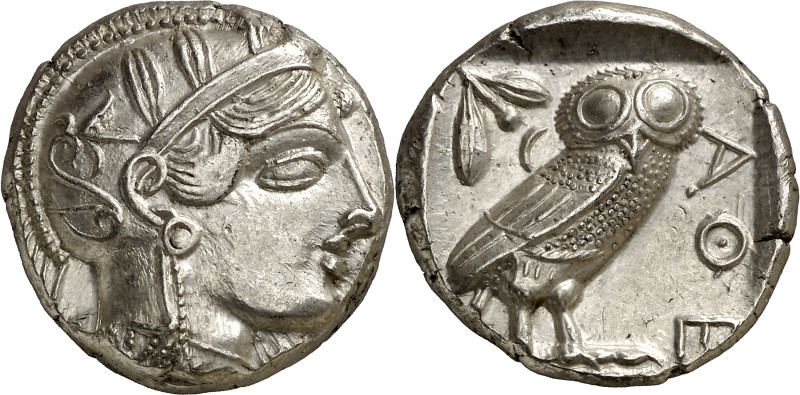 (454-404 a.C.). Ática. Atenas. Tetradracma. (S. 2526) (CNG. IV, 1597). 17,17 g. ...