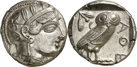 (454-404 a.C.). Ática. Atenas. Tetradracma. (S. 2526) (CNG. IV, 1597). 17,17 g. S/C-.