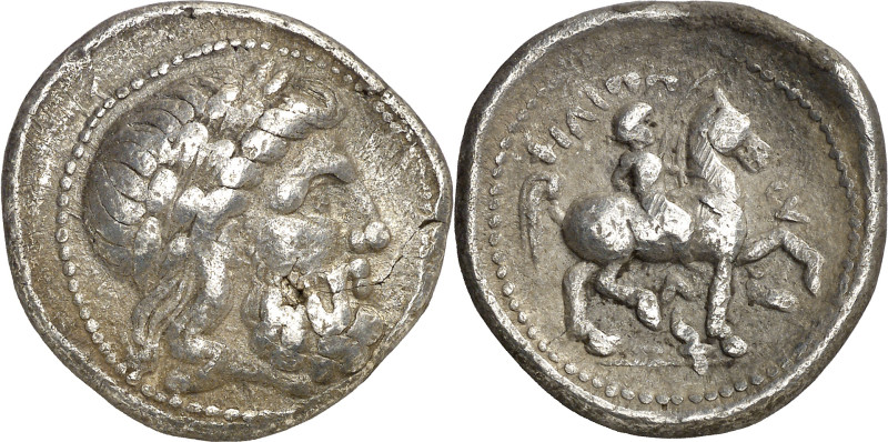 Imperio Macedonio. Casandro (317-297 a.C.). Anfípolis. Tetradracma. (S. 6684 var...