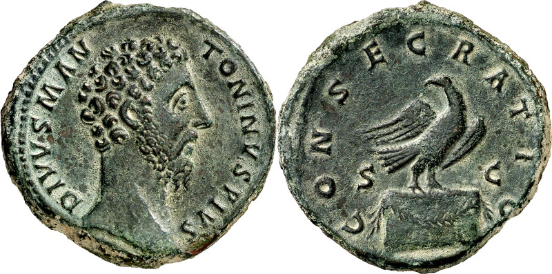 (180 d.C.). Marco Aurelio. Sestercio. (Spink 5980) (Co. 85) (RIC. 657, Cómodo). ...