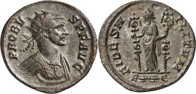 (280-281 d.C.). Probo. Antoniniano. (Spink 11981 var) (Co. 252) (RIC. 170). 3,36 g. MBC+.