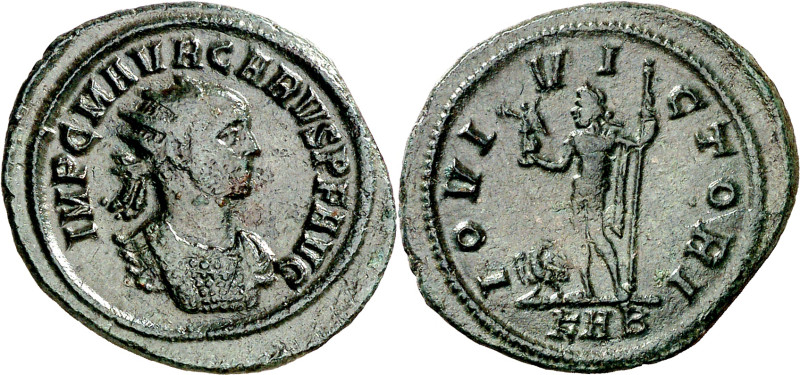 (282 d.C.). Caro. Antoniniano. (Spink 12171 var) (Co. 37) (RIC. 38). 4 g. MBC.