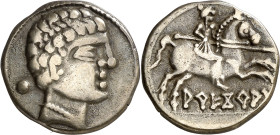 Arecorata (Ágreda). Denario. (FAB. 108) (ACIP. 1769). 3,82 g. MBC+.