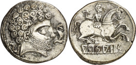 Arsaos (en Navarra). Denario. (FAB. 139) (ACIP. 1656). 4,18 g. EBC-.