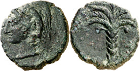 Cartagonova (Cartagena). 1/2 calco. (FAB. 532) (ACIP. 600). 5,39 g. MBC+.