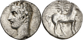 Cartagonova (Cartagena). Siclo. (FAB. 540) (ACIP. 626). 5,94 g. MBC+.