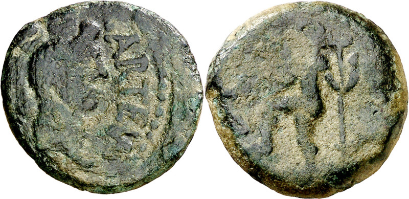 Carteia (San Roque). Semis. (FAB. 663) (ACIP. 2615). 6,43 g. BC+.