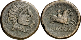 Clounioq (Coruña del Conde). As. (FAB. 834) (ACIP. 1825). Rara. 13,16 g. MBC-.