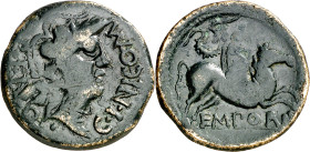 Emporiae (Sant Martí d'Empúries). As. (FAB. 1252) (ACIP. 1076). 11,67 g. MBC-.