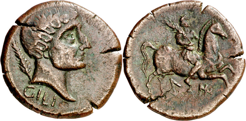 Gili (Gilet). As. (FAB. 1389 sim) (ACIP. 2060 sim). Falsificación del s. XIX. Gr...