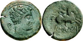 Ilduro (Mataró). As. (FAB. 1438) (ACIP. 1348). Pátina verde. 15,08 g. MBC/MBC-.