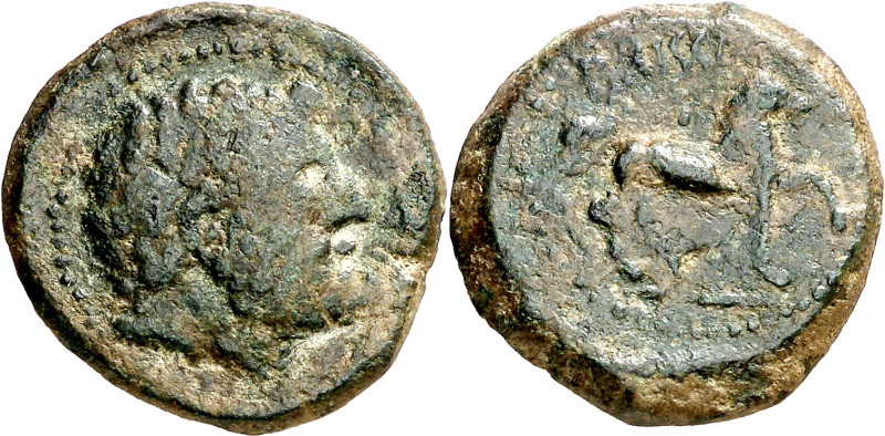 Nabrisa (Lebrija). Semis. (FAB. 1766) (ACIP. 2635). Rara. 6,29 g. BC+.