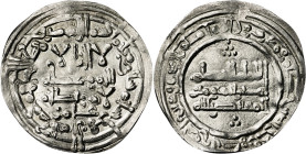 Califato. AH 360. Al-Hakem II. Medina Azzahra. Dirhem. (V. 461) (Fro. 35). Ex Áureo 27/04/2000, nº 3279. 2,64 g. MBC+.
