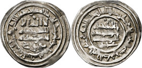 Califato. AH 387. Hixem II. Al Andalus. Dirhem. (V. 533) (Fro. 29). 3,68 g. MBC.