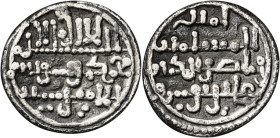 Almorávides. Ali y el amir Sir. Quirate. (V. 1775) (Hazard 982) (FBM. Cf3). 0,94 g. MBC+.