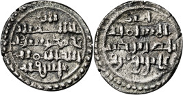 Almorávides. Ali y el amir Tashfin. Quirate. (V. 1826) (Hazard 1003) (FBM. Cj6). 0,96 g. MBC.