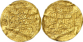 Saadís de Marruecos. Abu al-Abas Ahmed. Hadrat Al-Kitawa. Dobla. (S.Album 565.2) (Lavoix 1050 sim) (Mitchiner W. of I. 1366 sim). Sin fecha, un erro d...