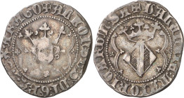 Alfons IV (1416-1458). València. Ral. (Cru.V.S. 864 var) (Cru.C.G. 2907e). Ex Áureo 02/06/2004, nº 2417. 3,31 g. MBC-.