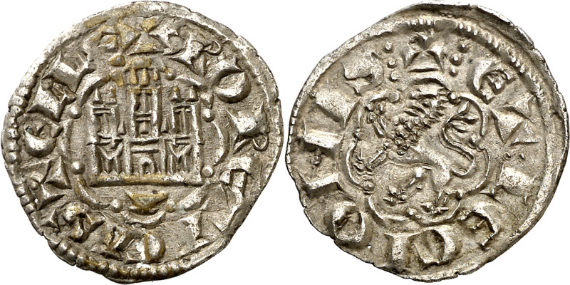 Alfonso X (1252-1284). Cuenca. Blanca alfonsí. (AB. 266.1, como novén). Vellón r...