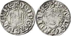 Alfonso X (1252-1284). Sevilla. Blanca alfonsí. (AB. 269, como novén). 0,82 g. MBC+.