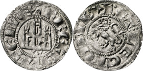 Fernando IV (1295-1312). Toledo. Dinero. (AB. 326, como pepión). Vellón rico. Buen ejemplar. 0,90 g. MBC+.