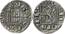 Alfonso XI (1312-1350). Burgos. Novén. (AB. 355.2). 0,81 g. MBC+.