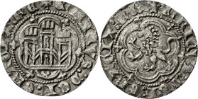 Enrique III (1390-1406). Toledo. Blanca (AB. 603). Aspas en los ángulos. A latinas. Buen ejemplar. 1,89 g. MBC+.