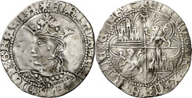 Enrique IV (1454-1474). Toledo. Real de busto. (AB. 693). Limpiada. 2,81 g. (MBC-).