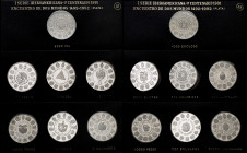 1992. I Serie Iberoamericana. 14 monedas de diversos países. A examinar. AG. 378 g. FDC/Proof.