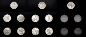 2000. IV Serie Iberoamericana. 11 monedas de diferentes países. AG. 297 g. Proof.