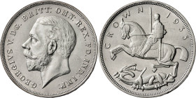 Gran Bretaña. 1935. Jorge V. 1 corona. (KM. 842). AG. 28,23 g. EBC/EBC+.