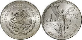 México. 1986. 1 onza troy. (KM. 494.1). AG. 31,05 g. S/C-.