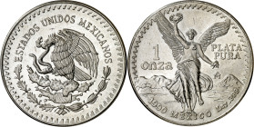 México. 1990. 1 onza. (KM. 494.2). AG. 31,23 g. S/C-.