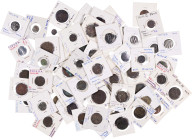 Lote de 81 monedas en cobre de los Austrias. Muy interesante. A examinar. BC/MBC+.