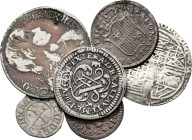 Lote de 6 monedas españolas. Muy interesante. A examinar. BC-/MBC.